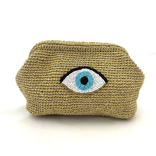 Nazar Strickhandtasche (beige)